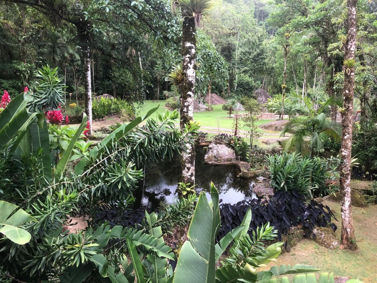 The grounds and pathways at Nekawa